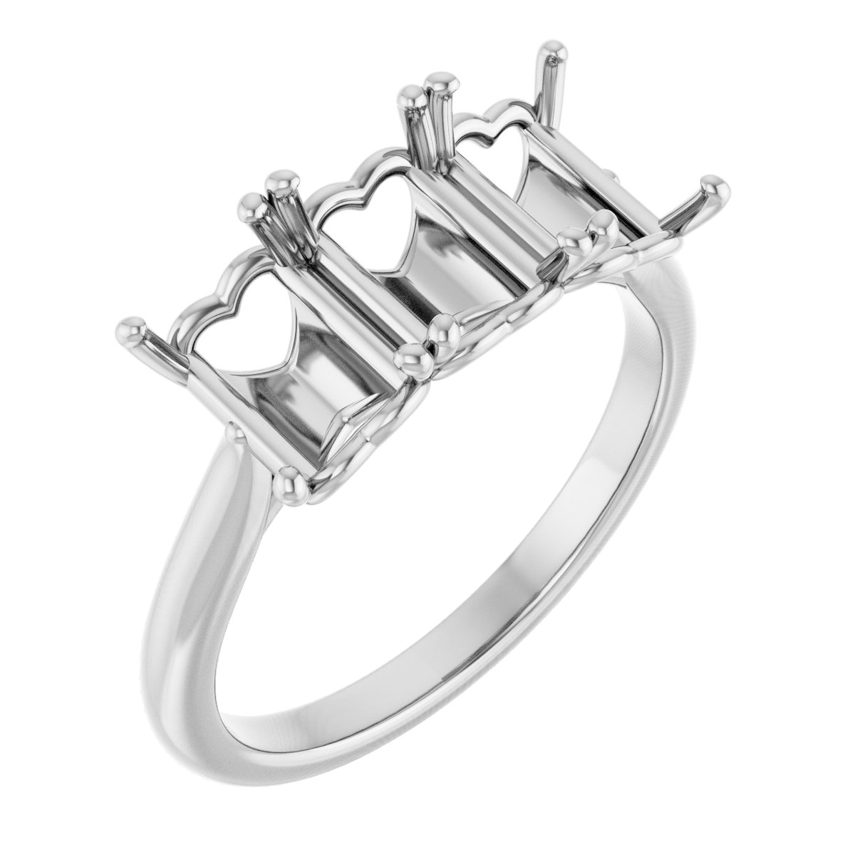 Three-Stone Anniversary Band