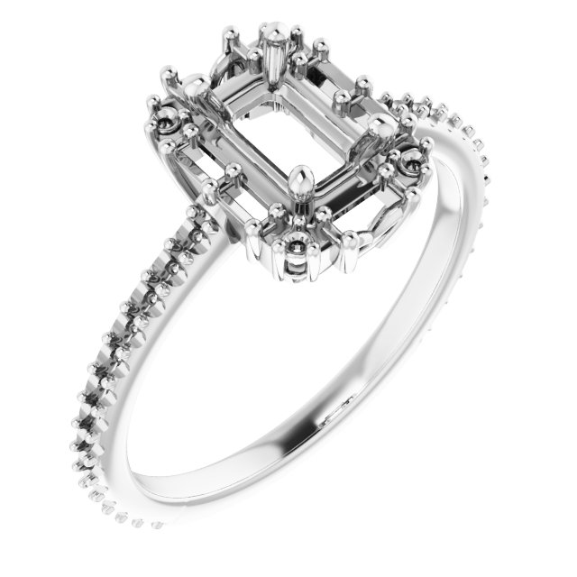 Halo-Style Engagement Ring