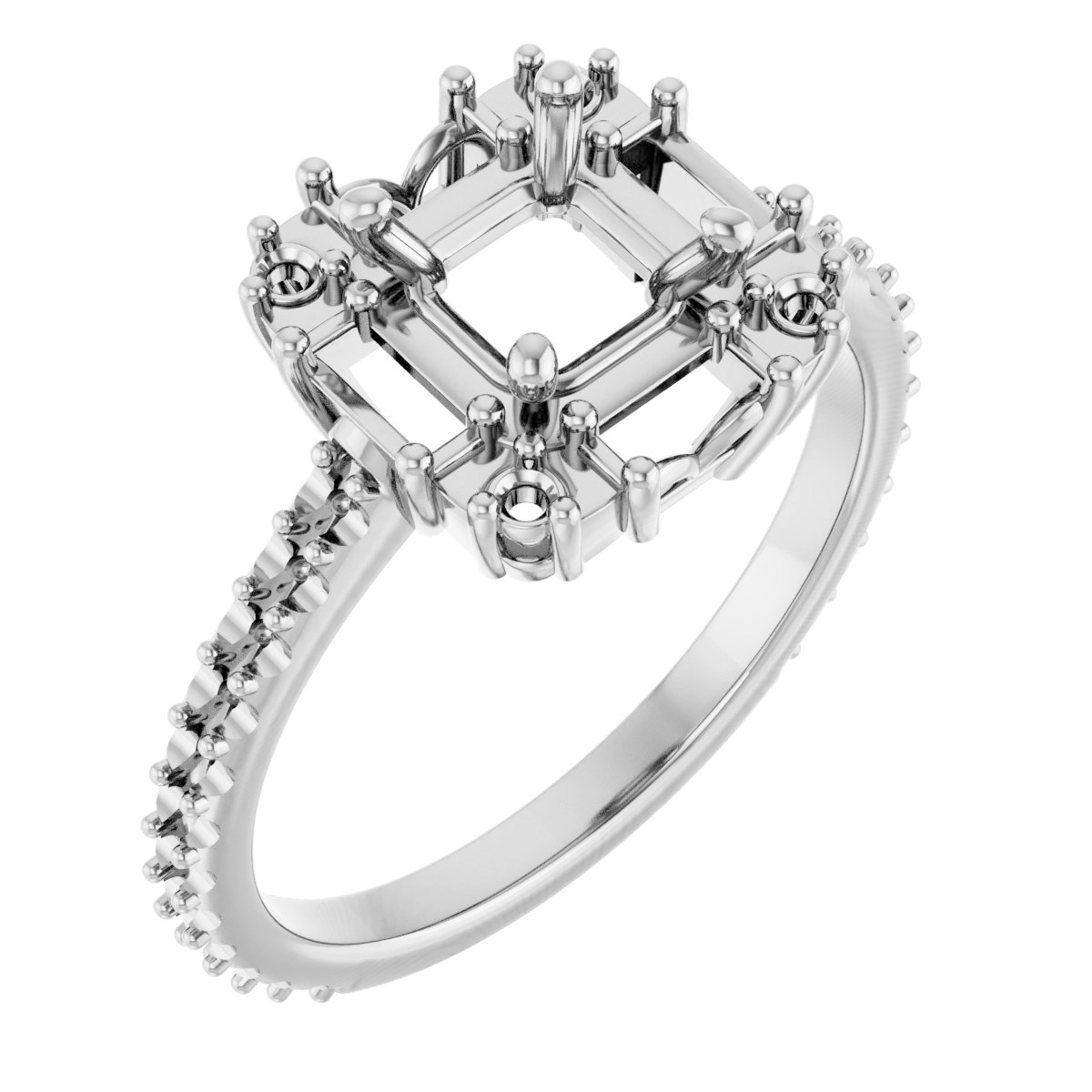 Halo-Style Engagement Ring