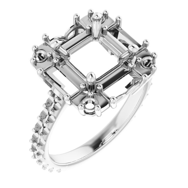 Halo-Style Engagement Ring