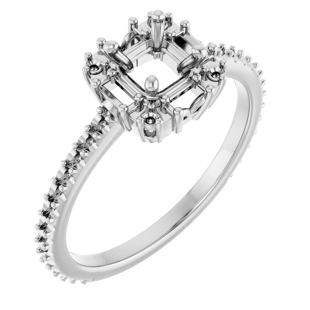 Halo-Style Engagement Ring