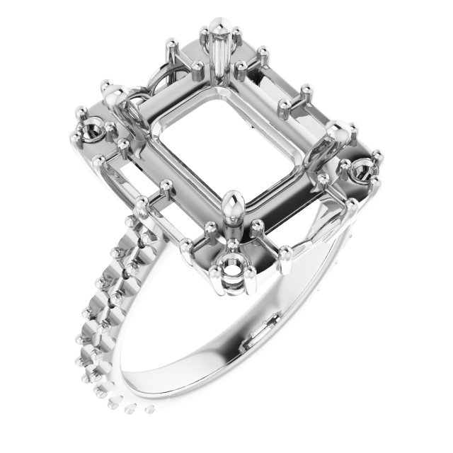 Halo-Style Engagement Ring
