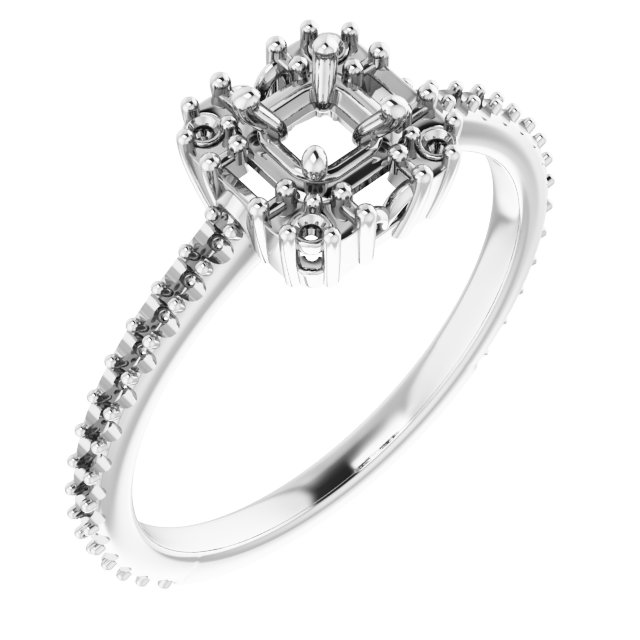 Halo-Style Engagement Ring