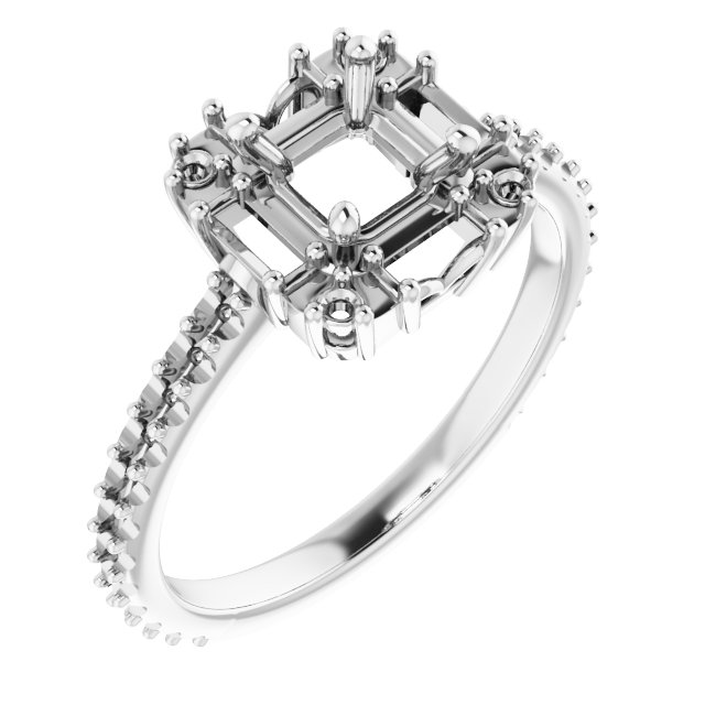 Halo-Style Engagement Ring