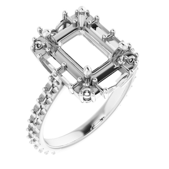 Halo-Style Engagement Ring