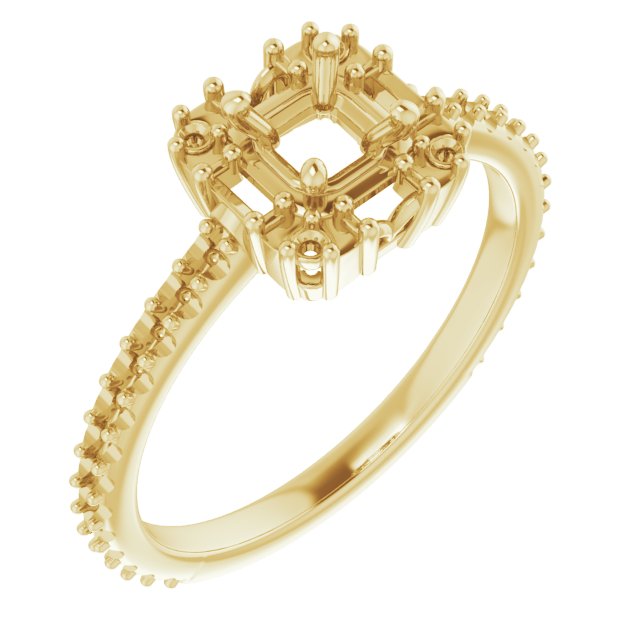 Halo-Style Engagement Ring