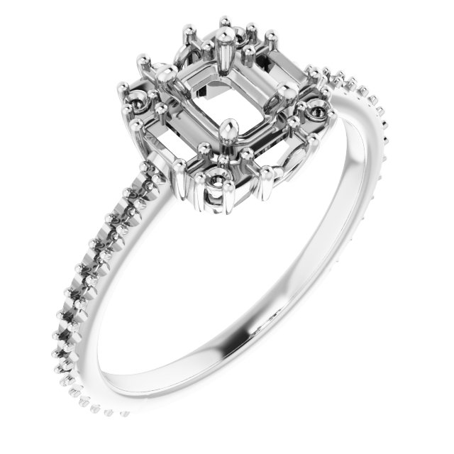 Halo-Style Engagement Ring
