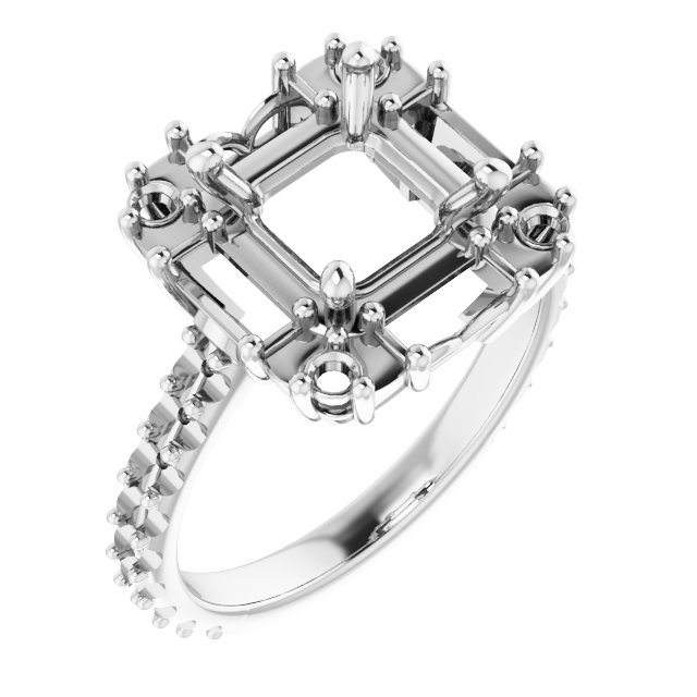 Halo-Style Engagement Ring