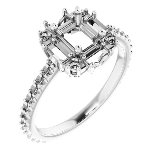 Halo-Style Engagement Ring