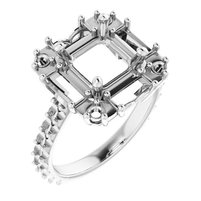 Halo-Style Engagement Ring