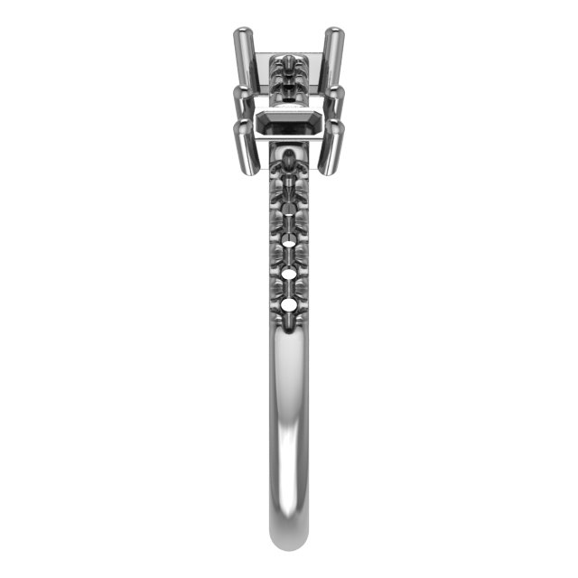 2 mm Round Anniversary Band Mounting view 4