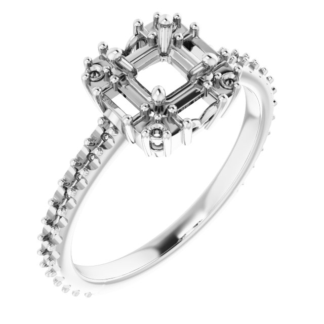 Halo-Style Engagement Ring