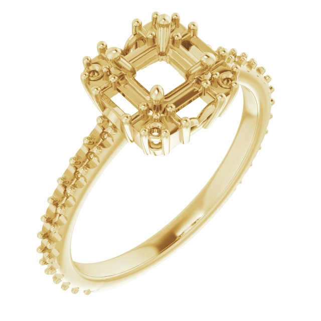 Halo-Style Engagement Ring