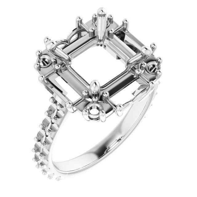 Halo-Style Engagement Ring