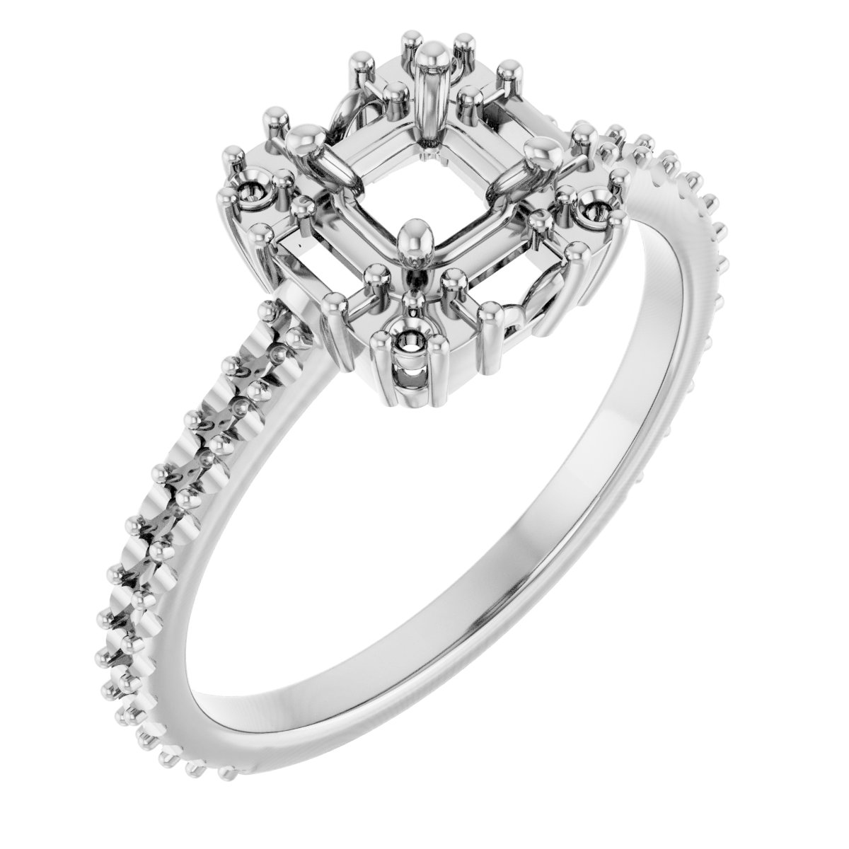 Halo-Style Engagement Ring