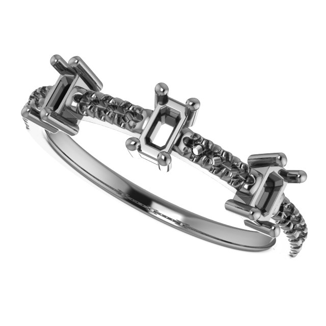 2 mm Round Anniversary Band Mounting view 5