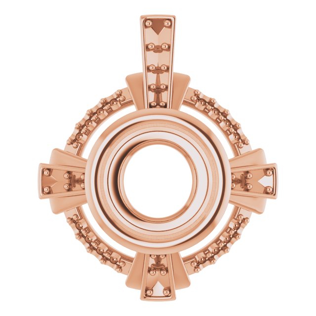 Bezel-Set Accented Pendant