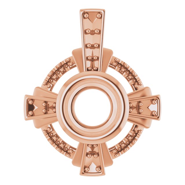 Bezel-Set Accented Pendant