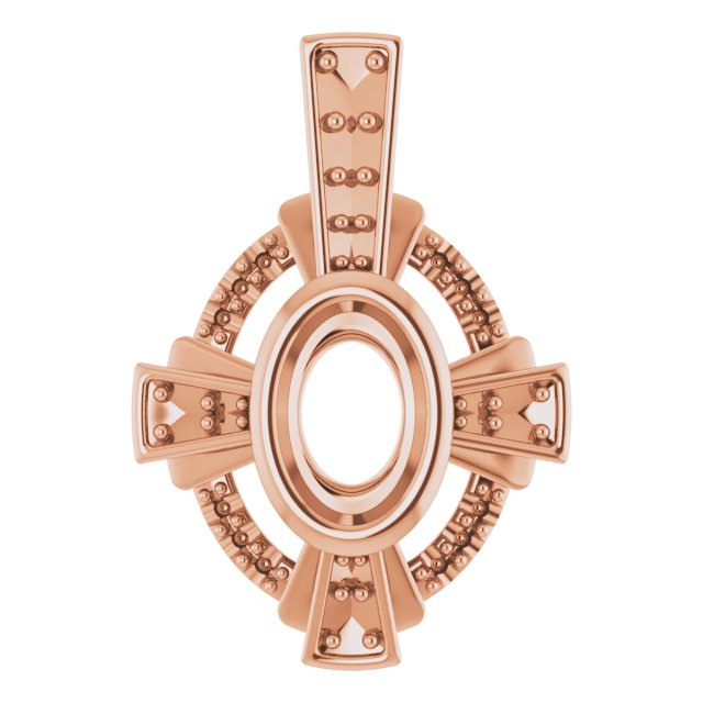 Bezel-Set Accented Pendant