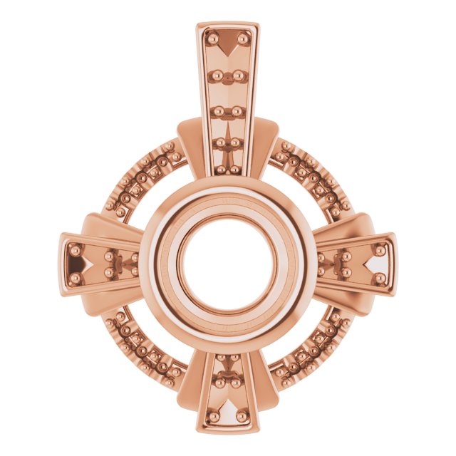 Bezel-Set Accented Pendant