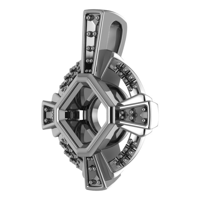 4 mm Square Pendant Mounting view 2