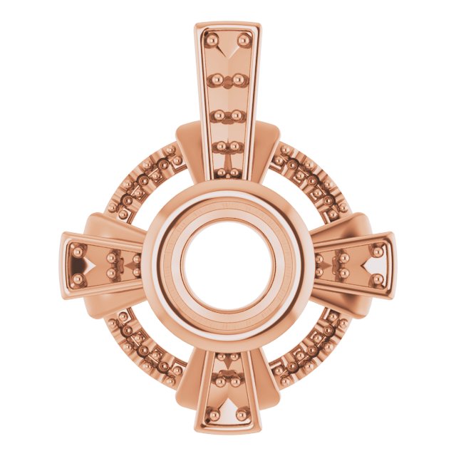 Bezel-Set Accented Pendant