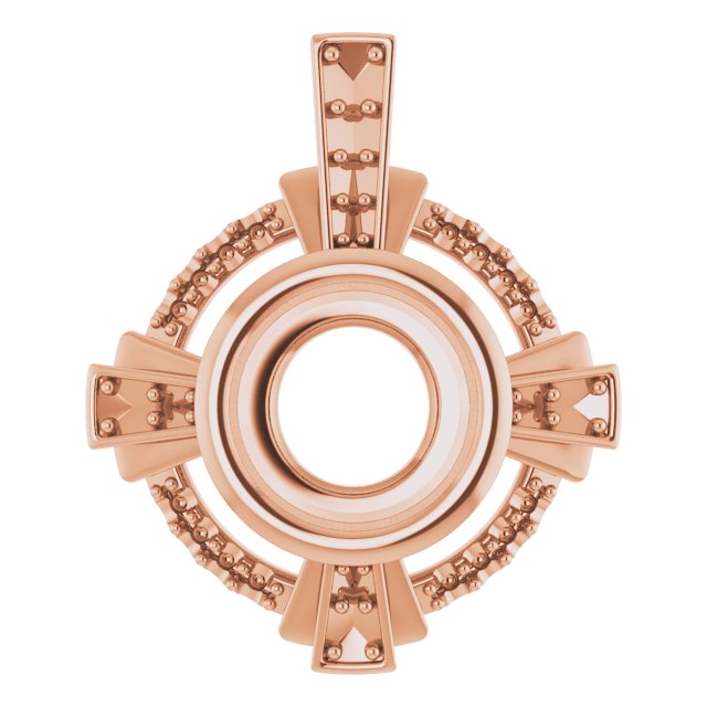 Bezel-Set Accented Pendant