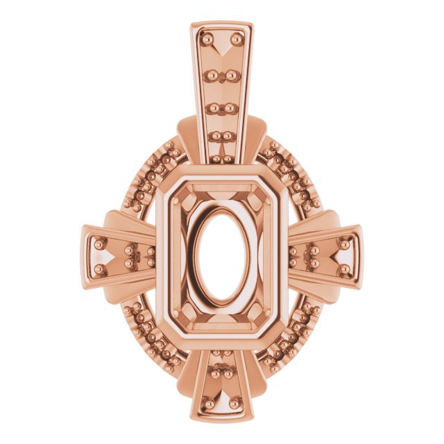 Bezel-Set Accented Pendant