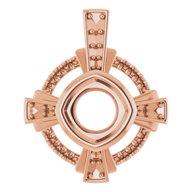 Bezel-Set Accented Pendant