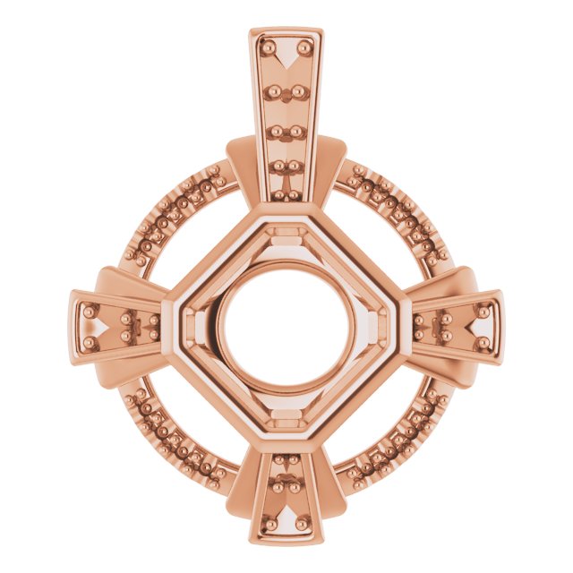 Bezel-Set Accented Pendant