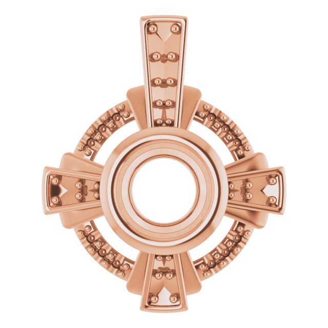 Bezel-Set Accented Pendant