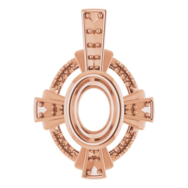 Bezel-Set Accented Pendant