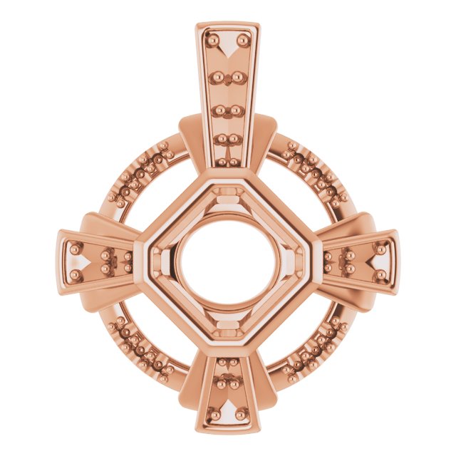 Bezel-Set Accented Pendant