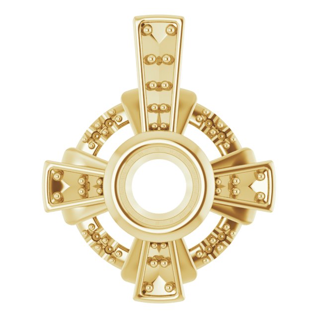 Bezel-Set Accented Pendant