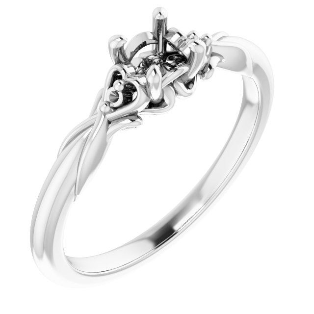 Accented Engagement Ring
