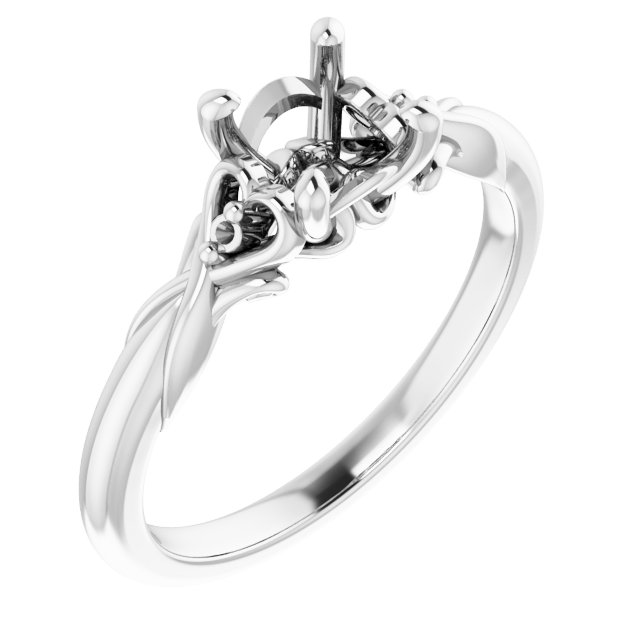 Accented Engagement Ring