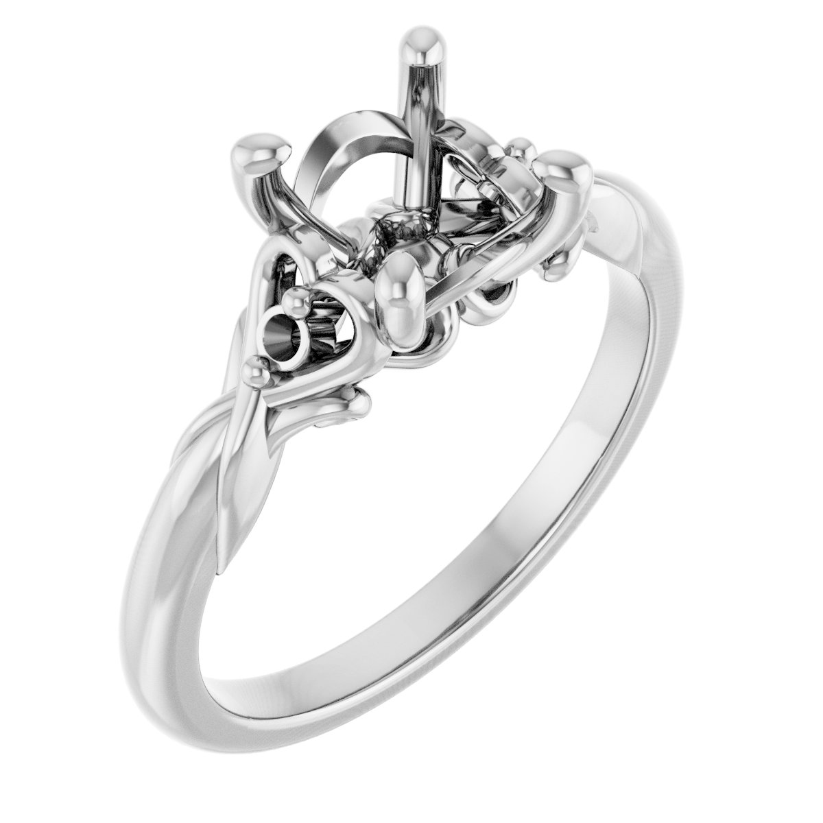 Accented Engagement Ring