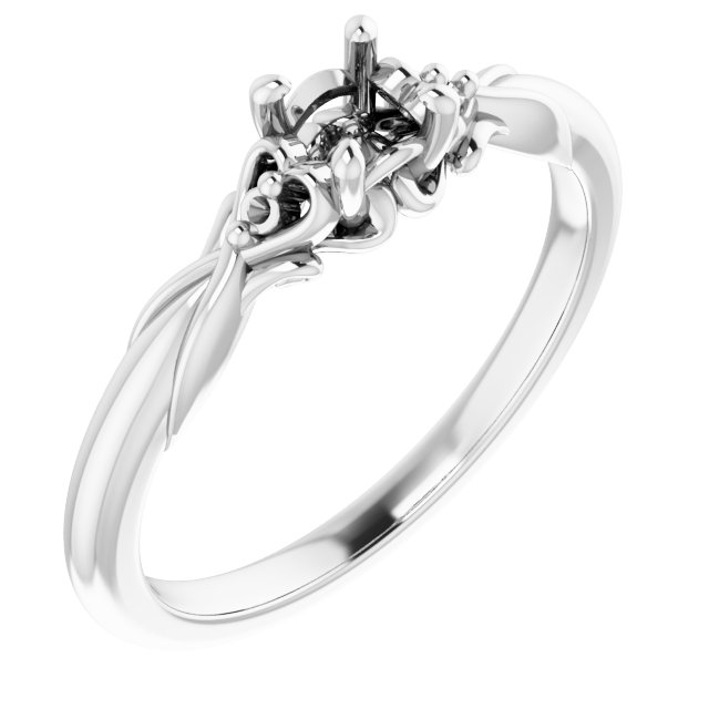 Accented Engagement Ring