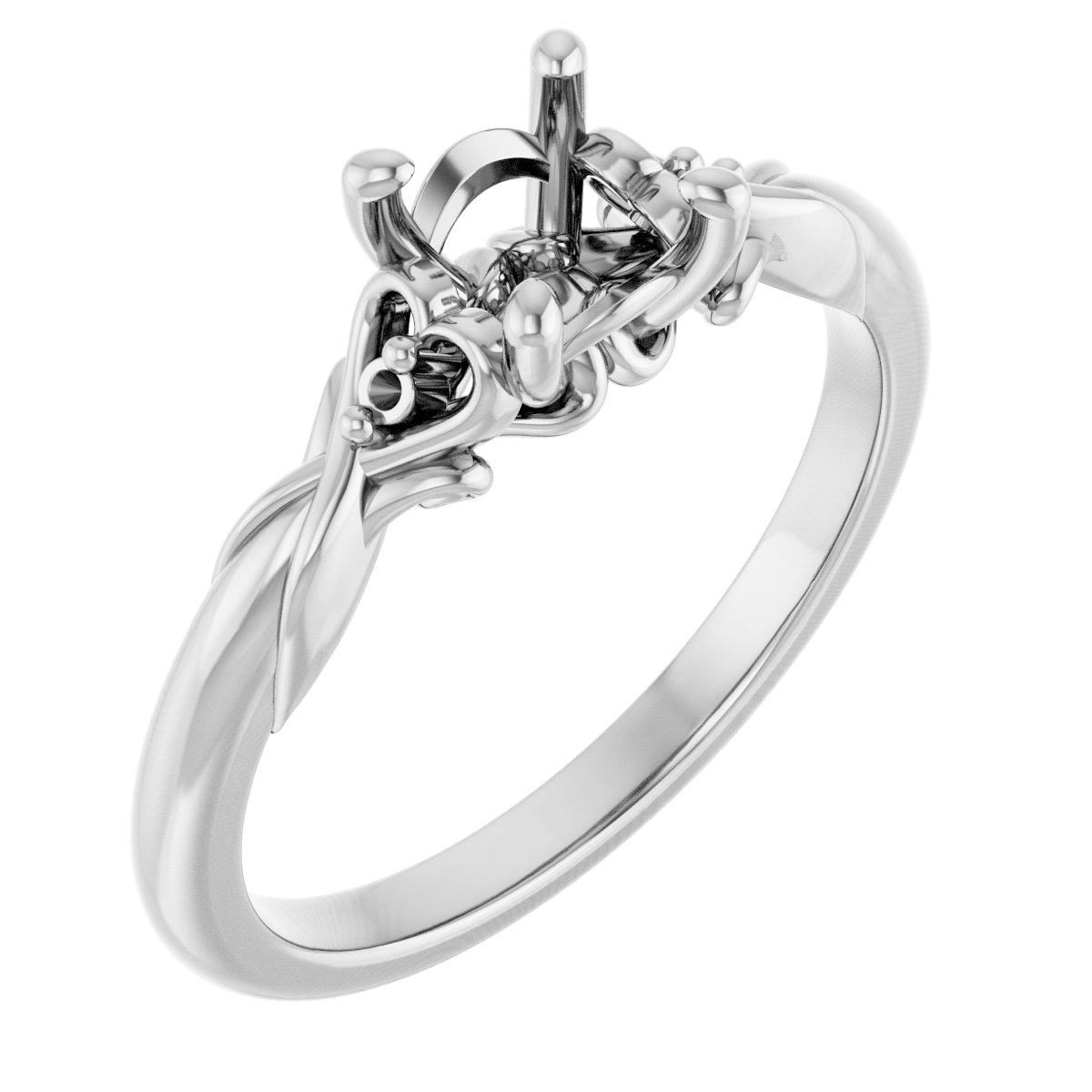 Accented Engagement Ring
