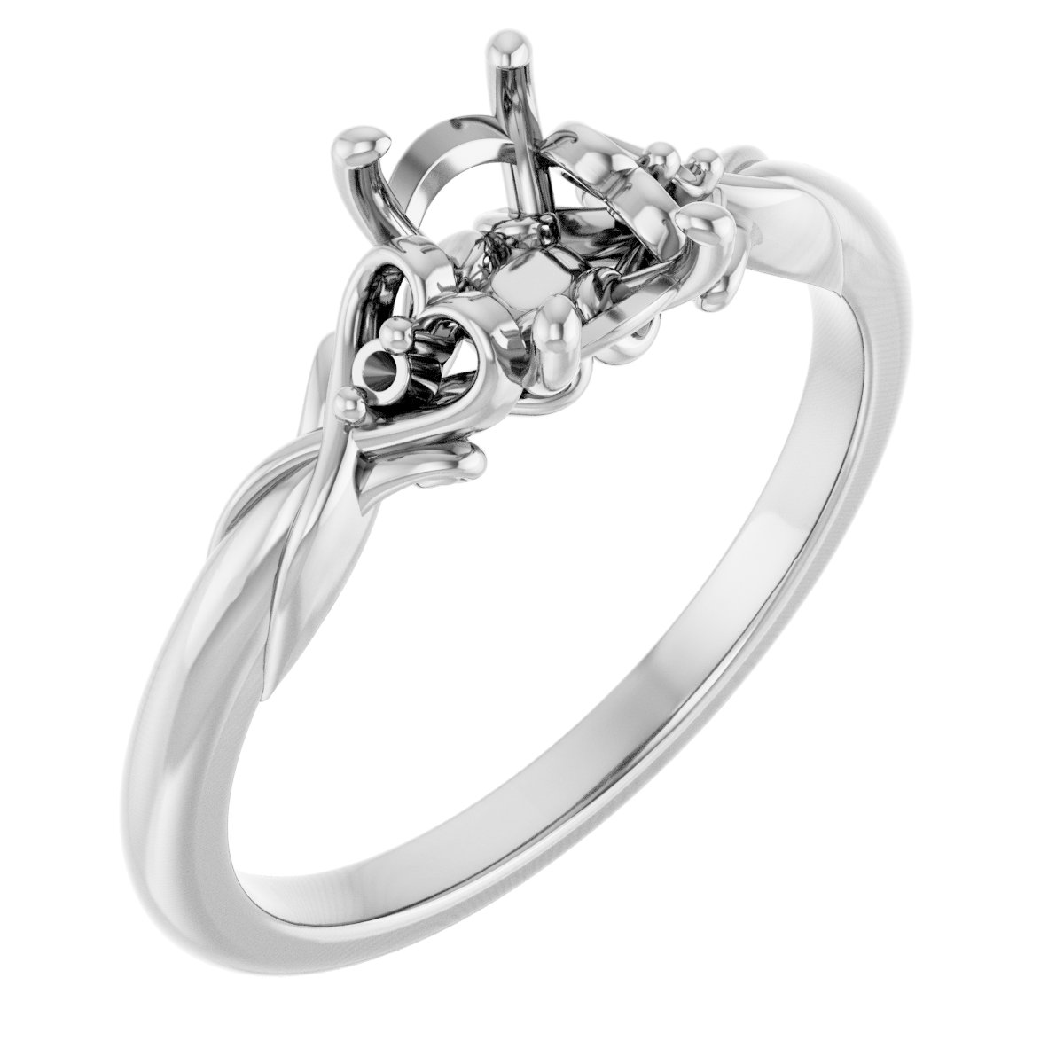 Accented Engagement Ring