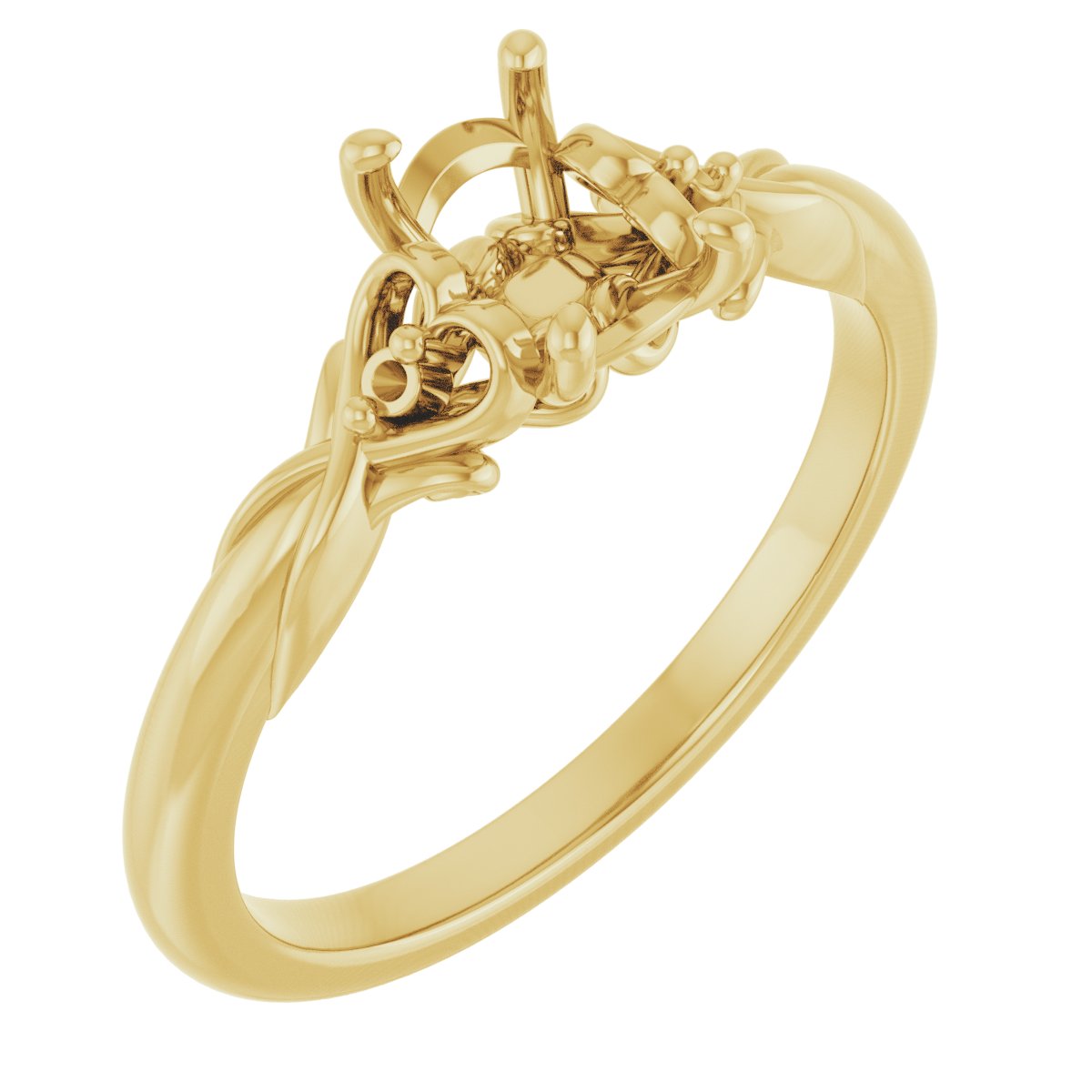 Accented Engagement Ring