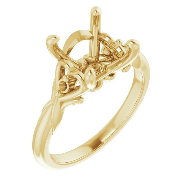 Accented Engagement Ring