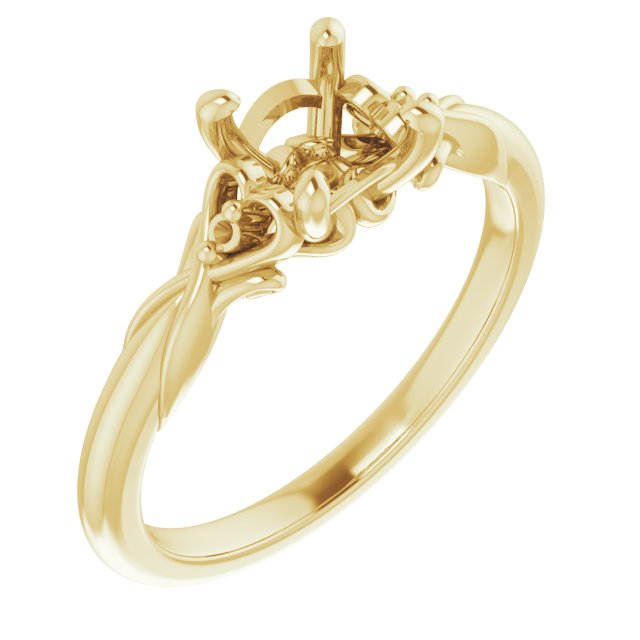 Accented Engagement Ring