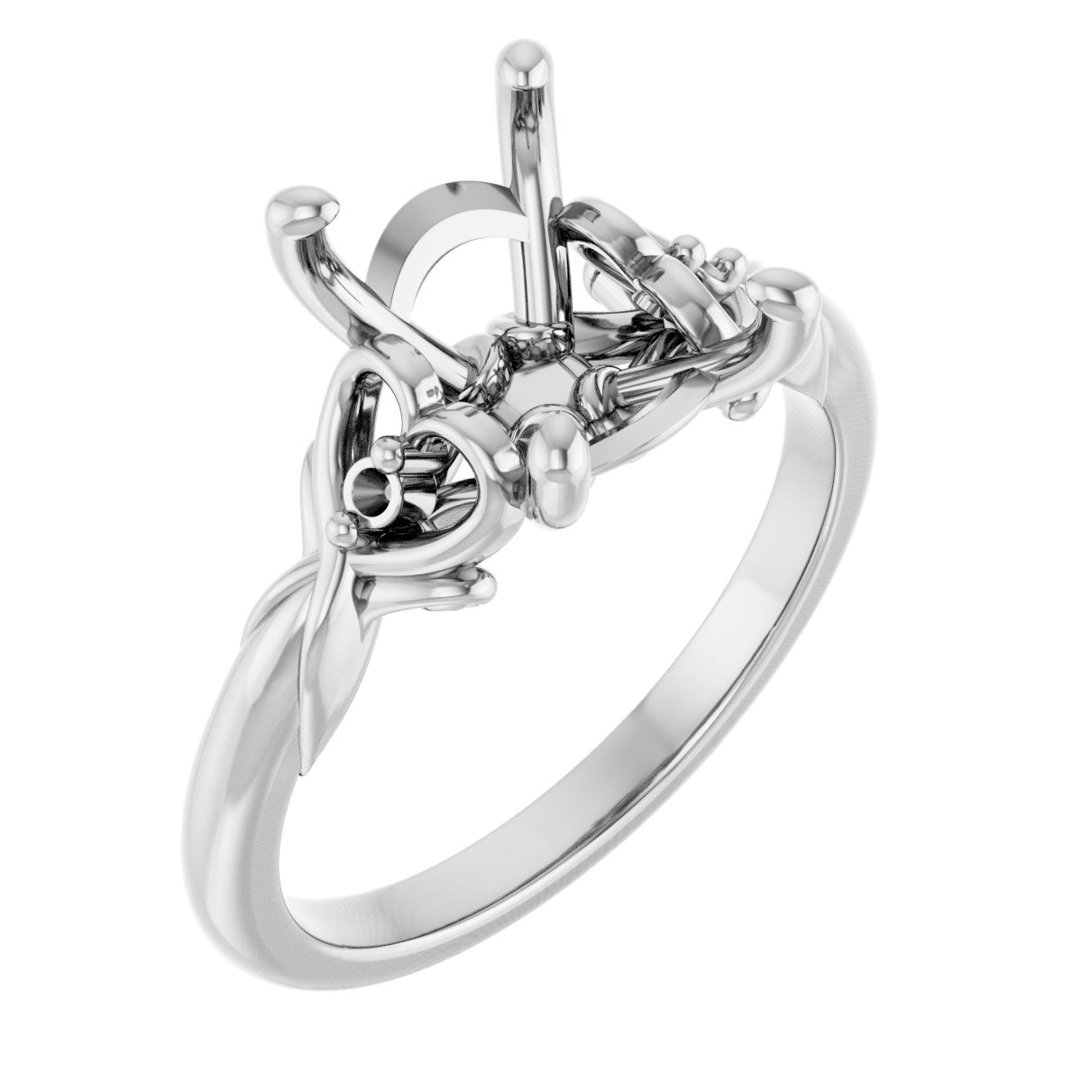 Accented Engagement Ring