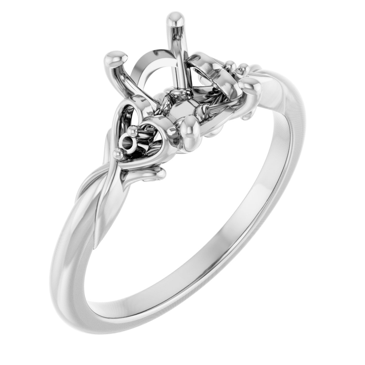 Accented Engagement Ring