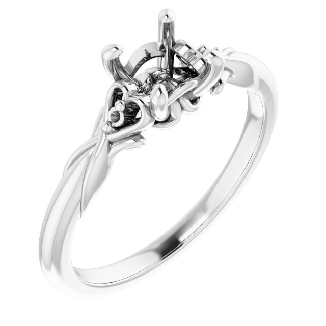 Accented Engagement Ring
