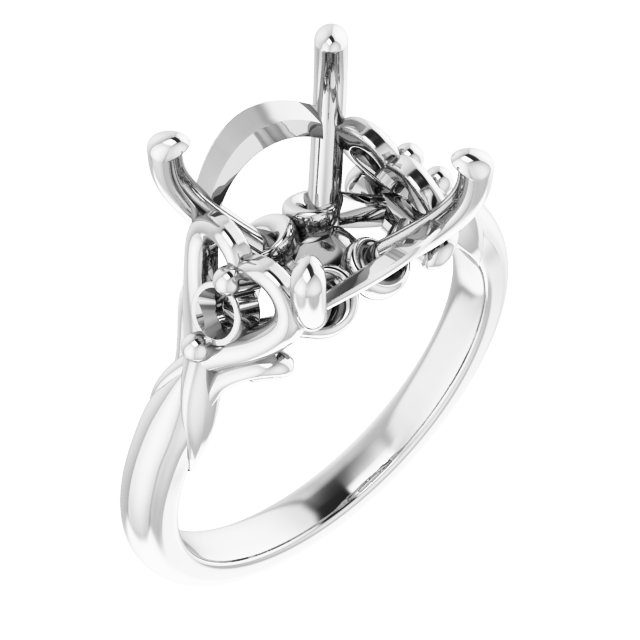 Accented Engagement Ring