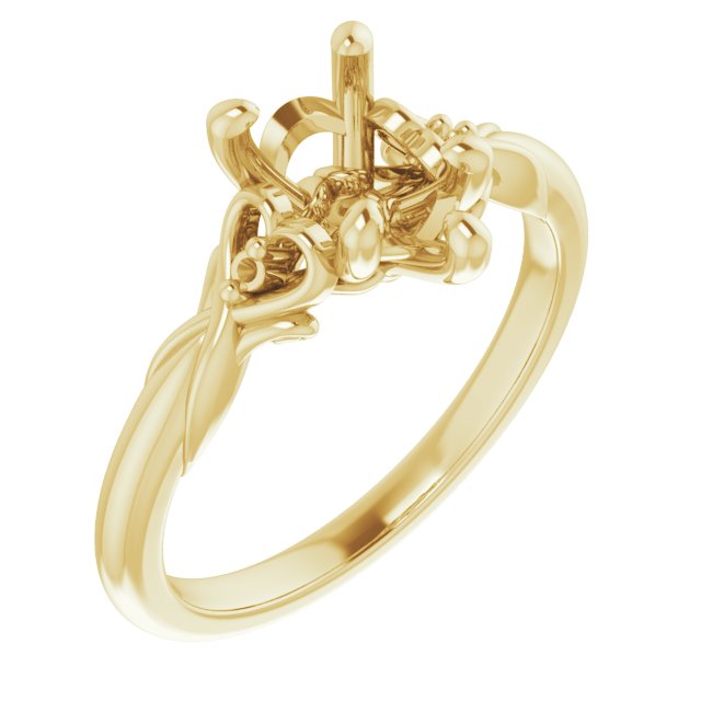 Accented Engagement Ring