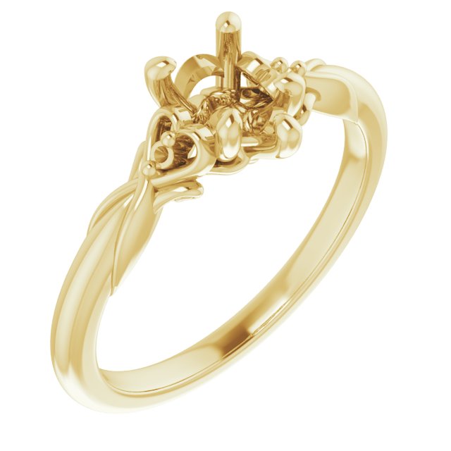 Accented Engagement Ring