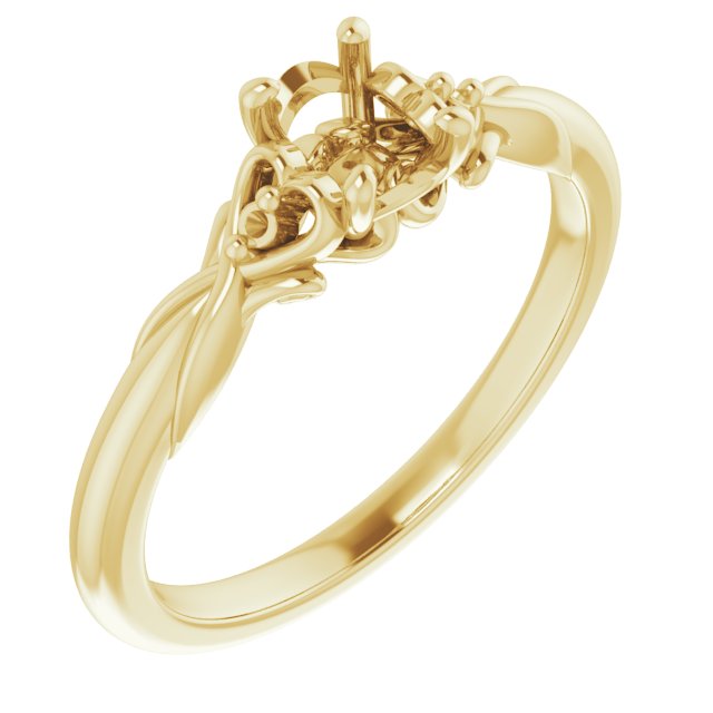 Accented Engagement Ring